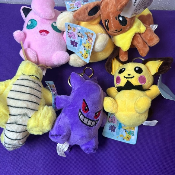 Colorful Stuffed Animal Keychains - Picture 2 of 3